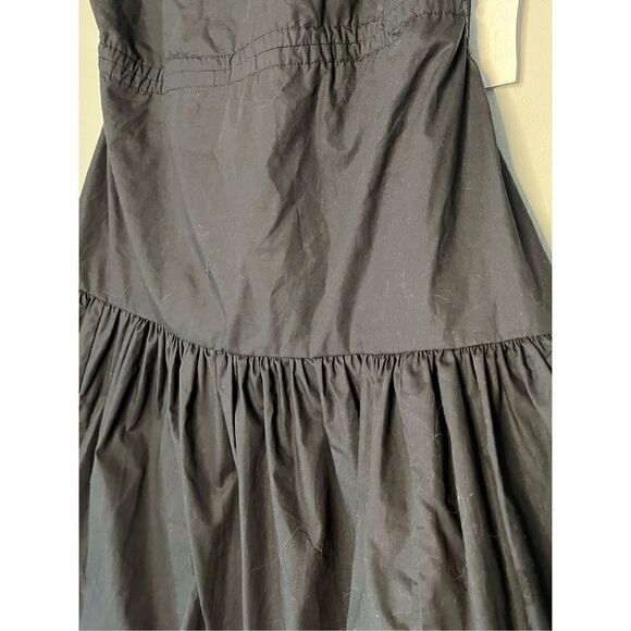 Joie BEA Women's Cut Out Pleated Mini Dress Caviar Size Large - Picture 9 of 11